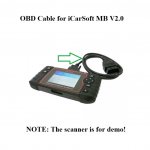 OBD2 Cable Diagnostic Cable for iCarsoft MB V2.0 Scanner